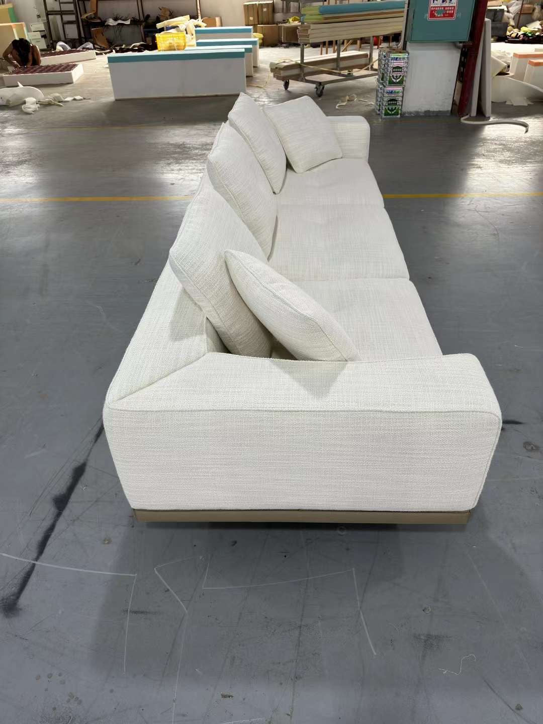 Fabric sofa couch