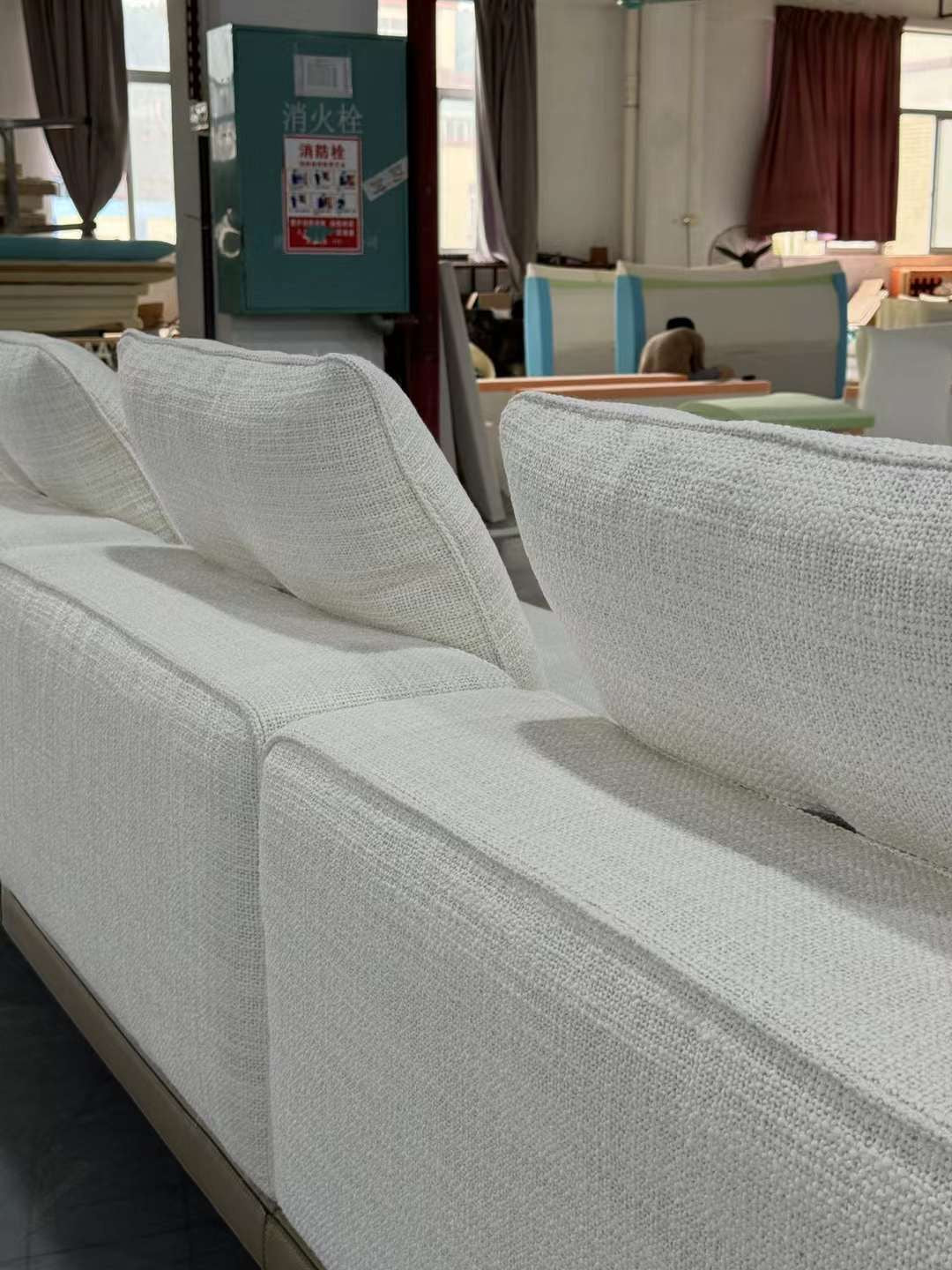 Fabric sofa couch